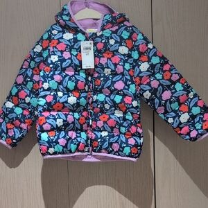 Epic Threads Floral Kids Puffer Jacket - Multicolor